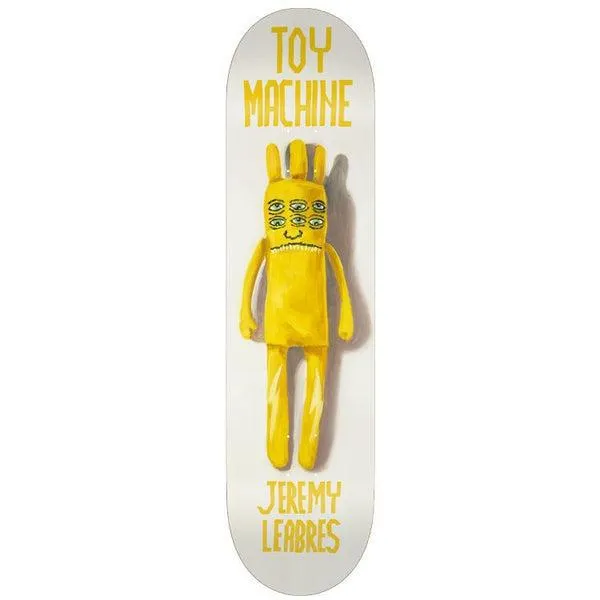 Toy Machine Skateboards Jeremy Leabres Sock Doll Deck 8.13