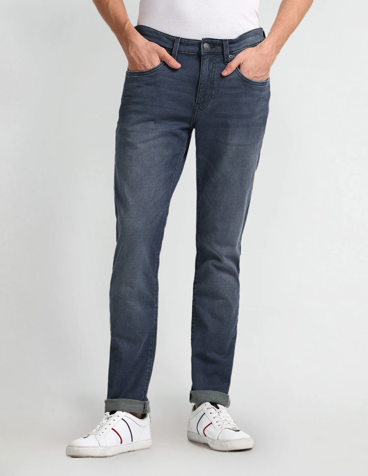 U.S. Polo Assn. Denim Co. Brandon Slim Tapered Fit Blue Jeans