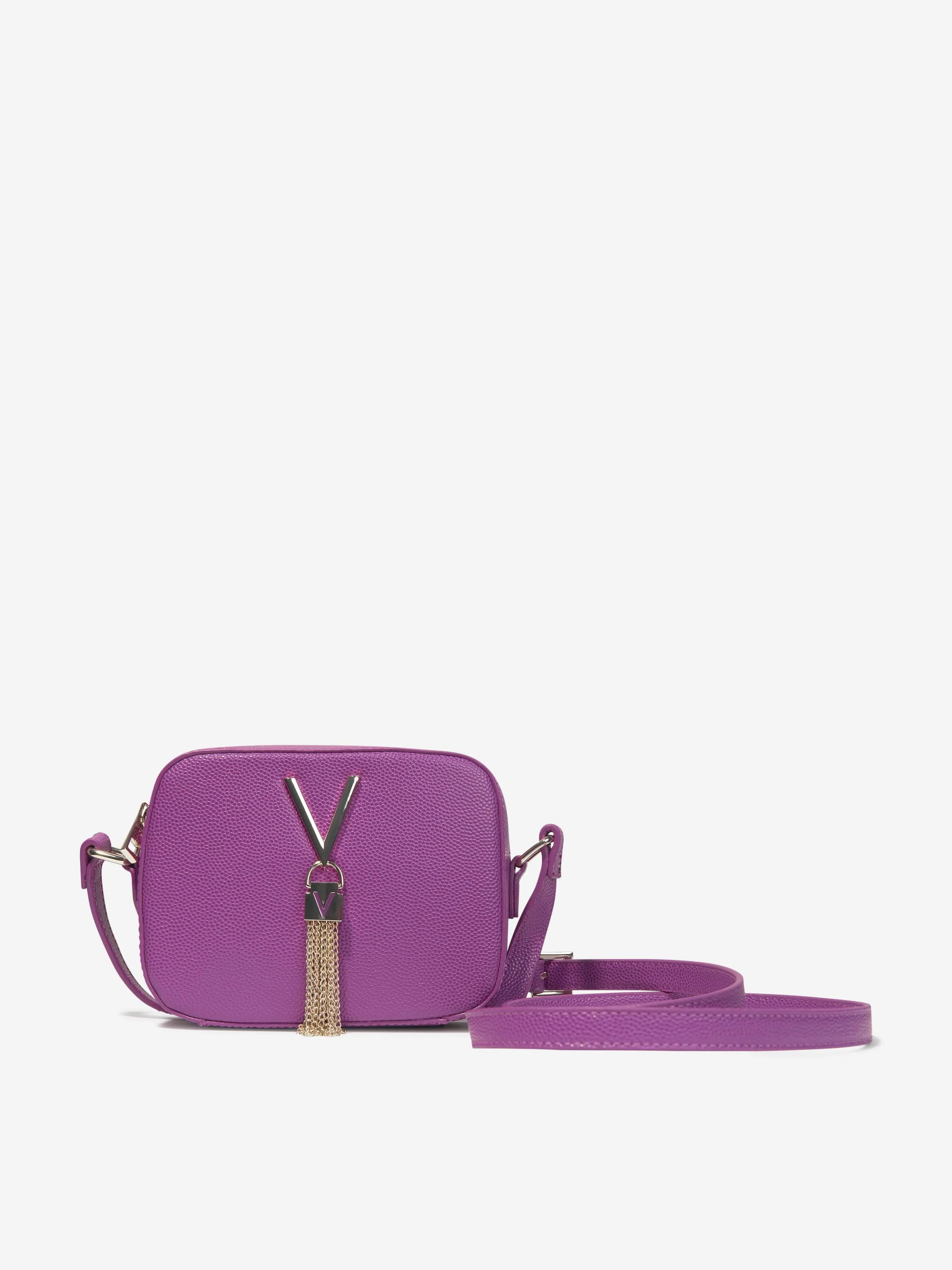 Valentino Girls Divina Crossbody Bag in Purple (W: 6cm)