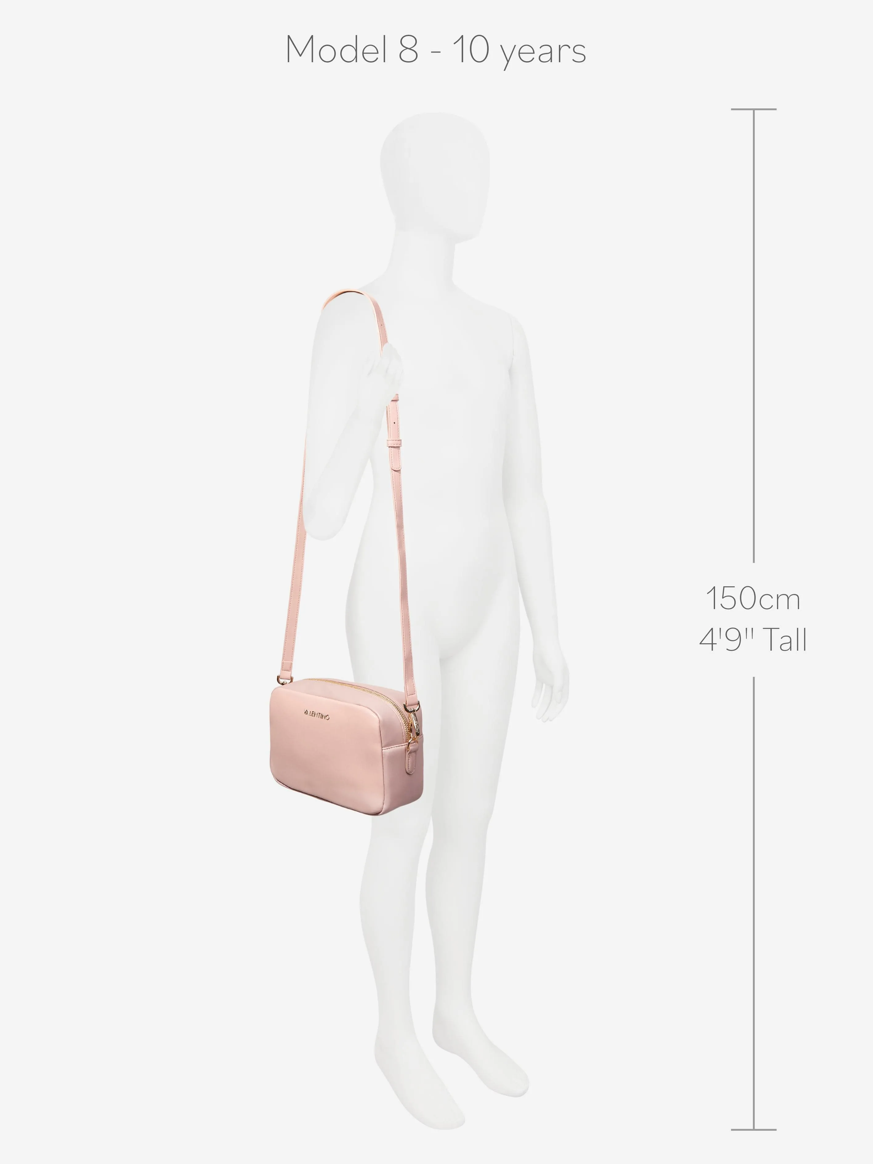 Valentino Girls Mild Crossbody Bag in Pink (W: 8cm)