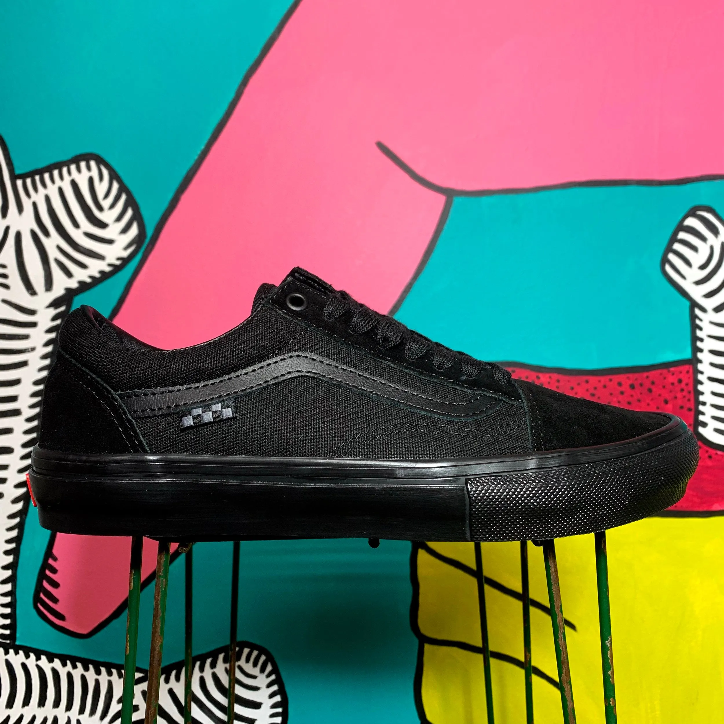 VANS BLACK BLACK SKATE OLD SKOOL