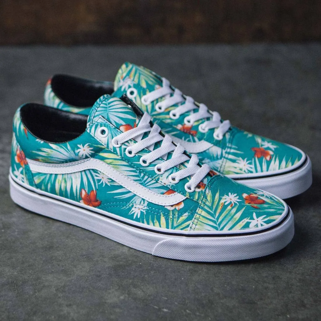 Vans Men Old Skool - Decay Palms (white / true / baltic)