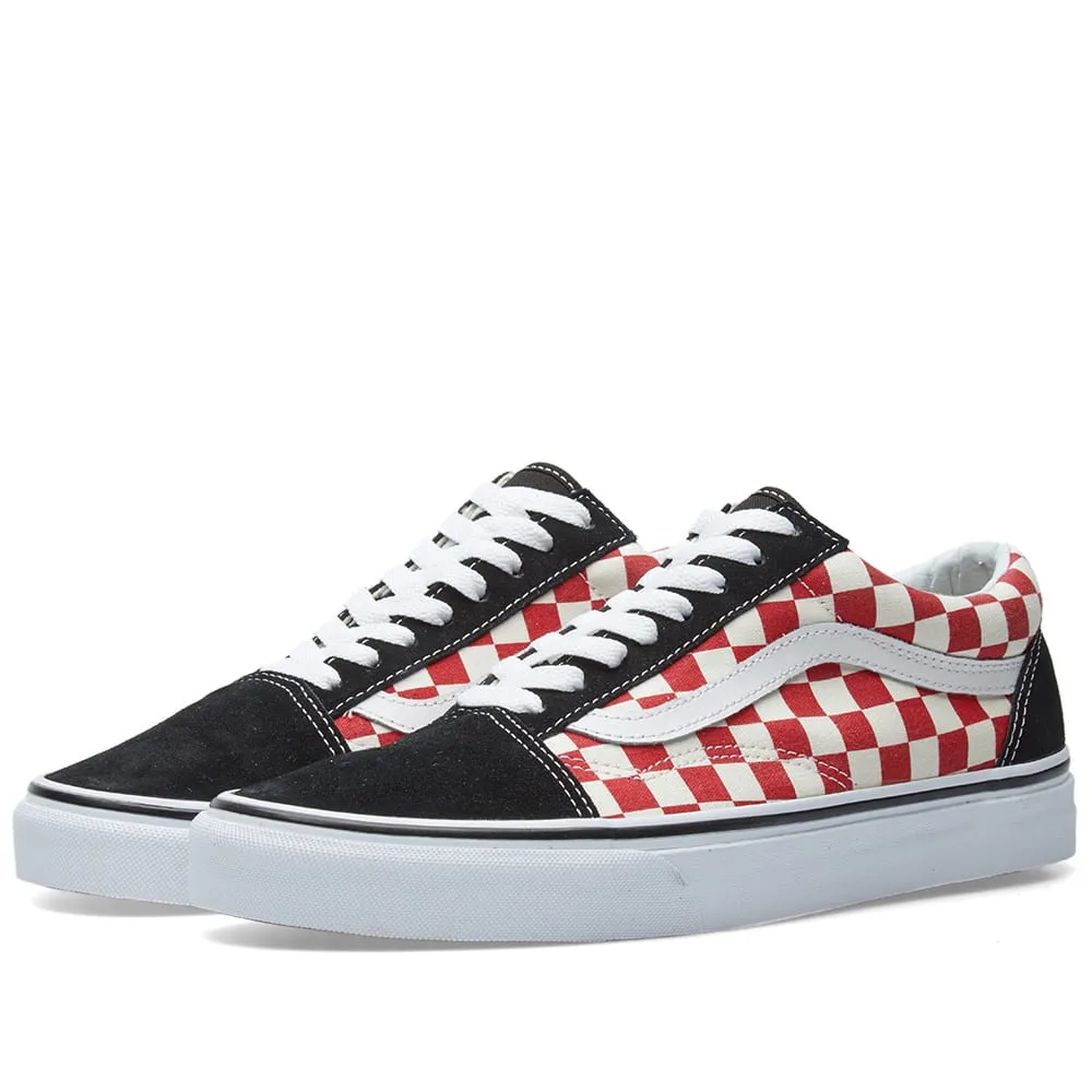 Vans Old Skool CheckerboardBlack & Red