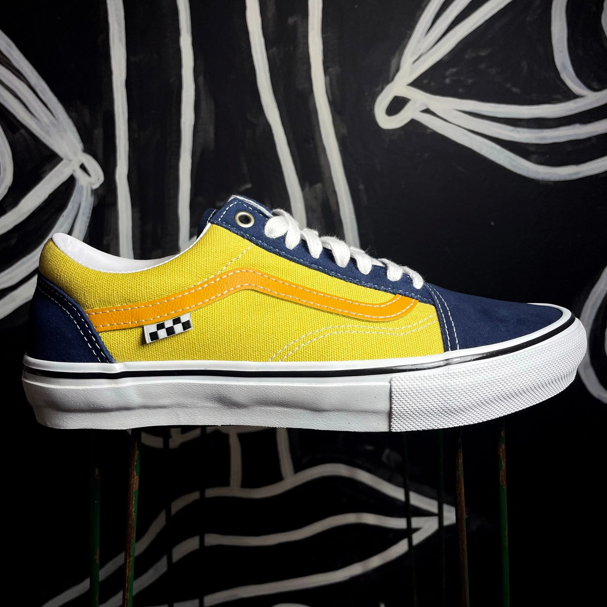 VANS SKATE OLD SKOOL NAVY/GOLD