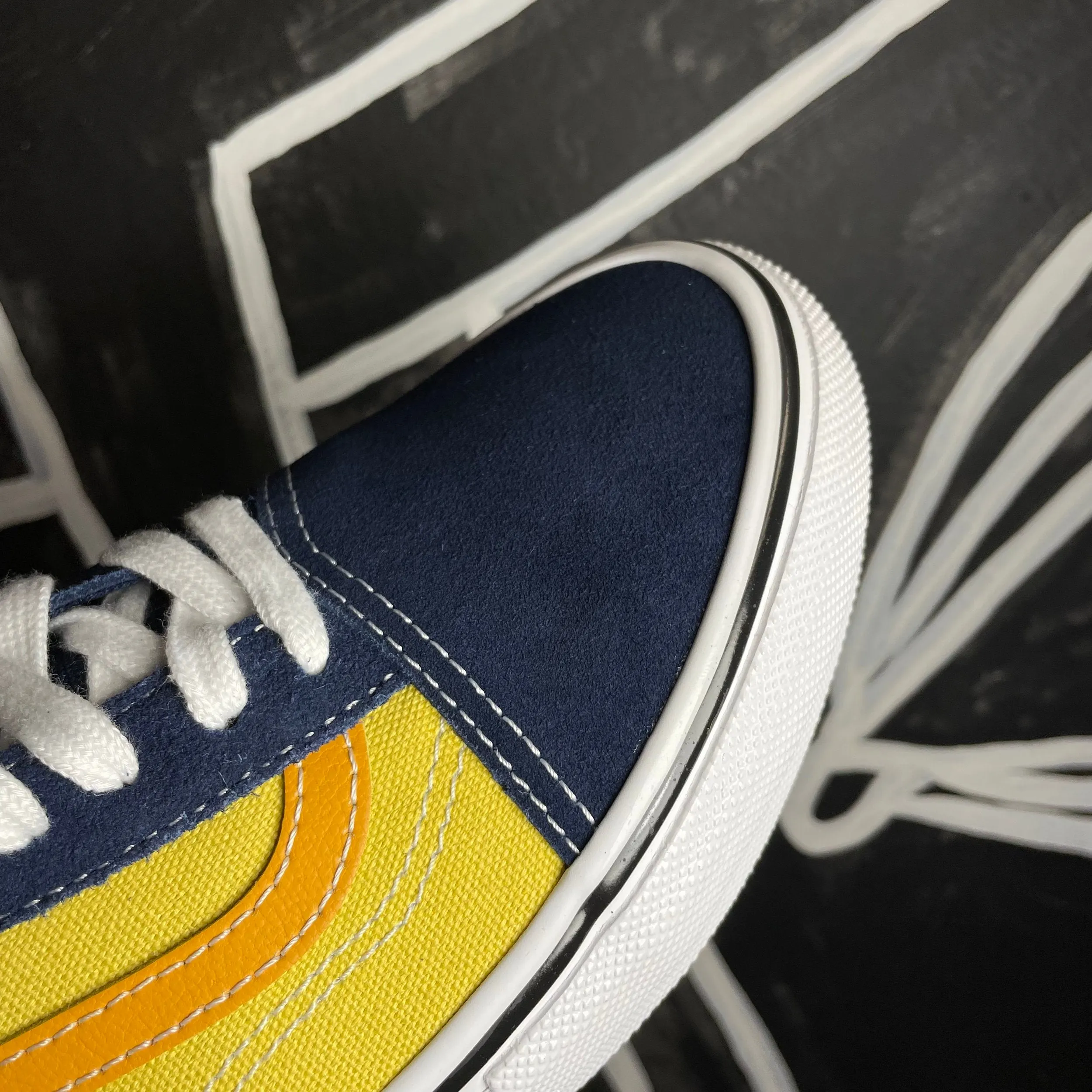 VANS SKATE OLD SKOOL NAVY/GOLD