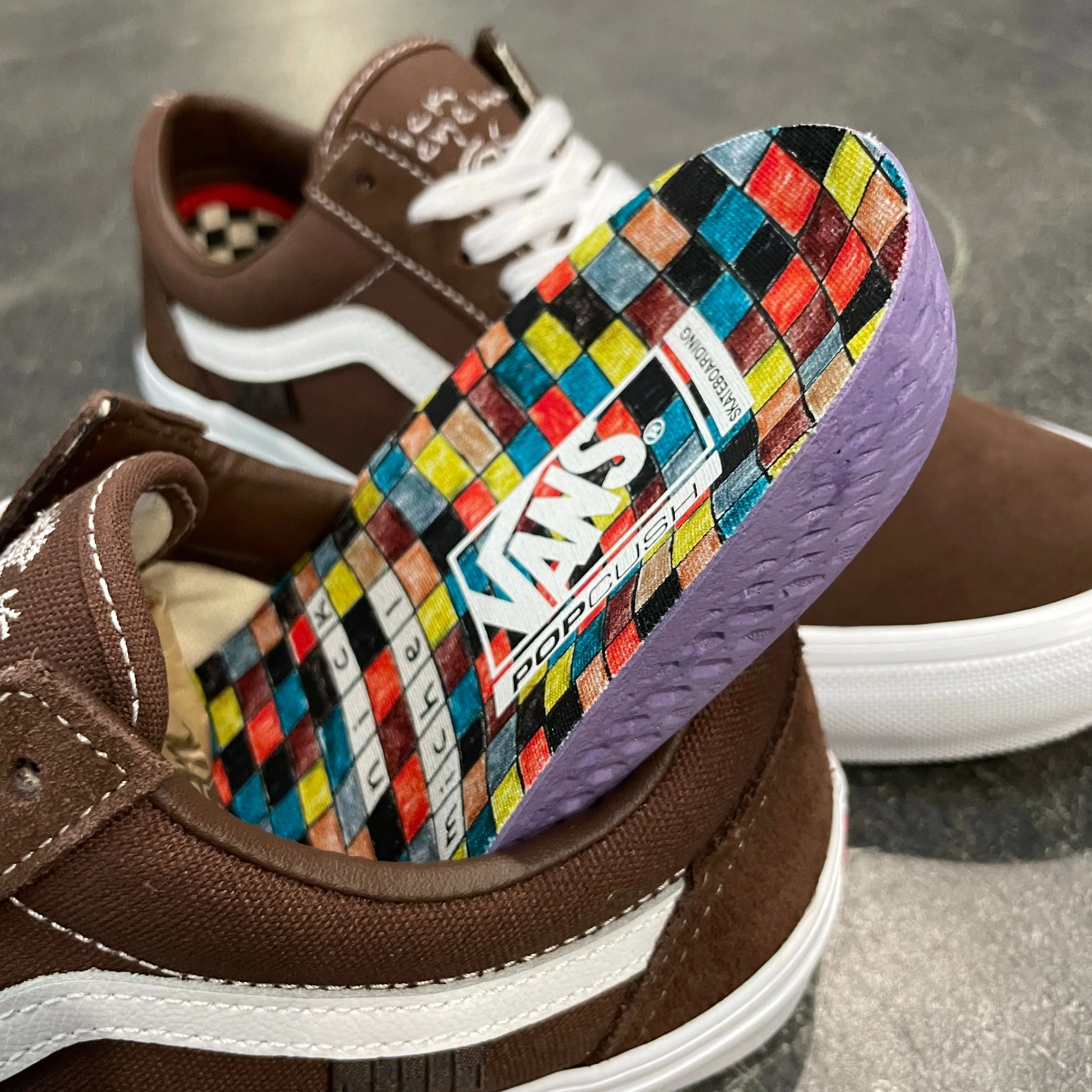 Vans Skate Old Skool Nick Michel Brown/White