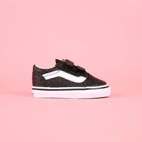 Vans     toddler old skool v glitter stars