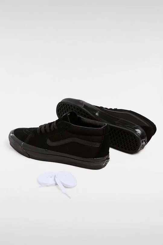 Vans trainers Premium Classics LX Sk8-Mid Reissue 83 black color VN000CQQBKA1