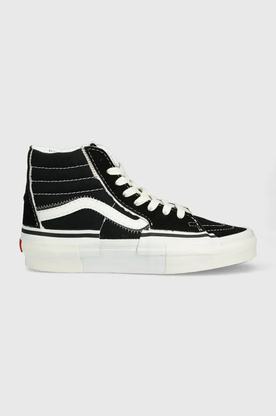 Vans trainers SK8-Hi Reconstruct black color VN0005UK6BT1