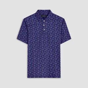 Victor Leaf Print OoohCotton Polo