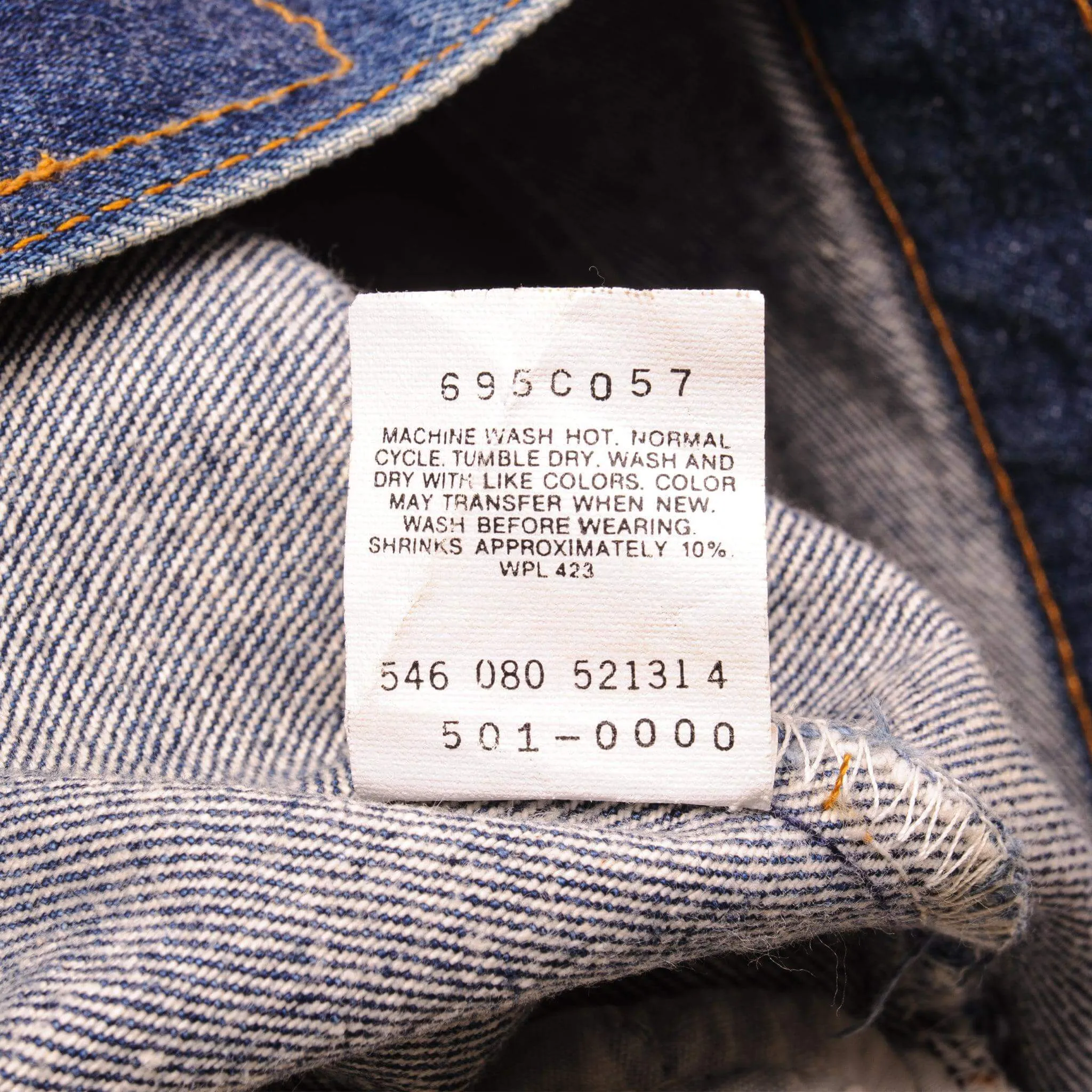 VINTAGE LEVIS 501 JEANS INDIGO 1988-1993 SIZE W30 L29 MADE IN USA