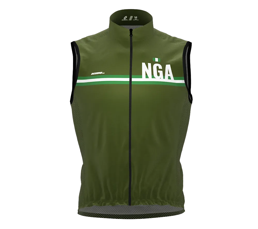 Wind Breaker Cycling Running Sports Vest Nigeria Country Code for Men And Women