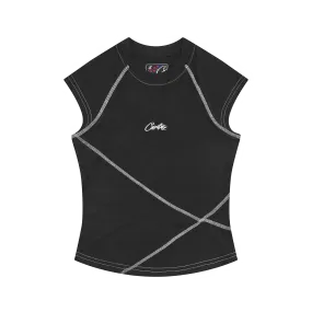 WMNS RACER VEST TOP [BLACK]