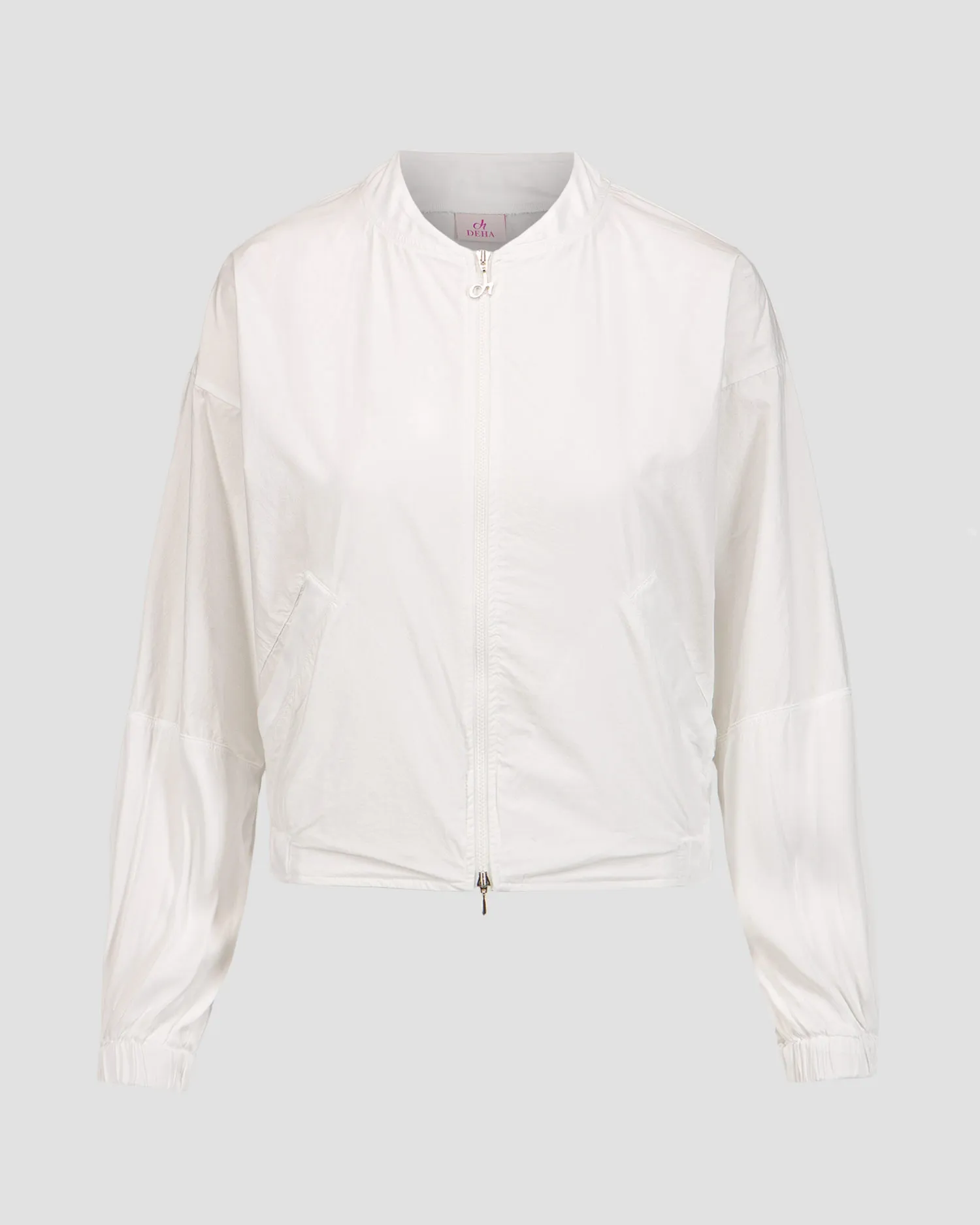 Women's white linen jacket Deha D02740-10001