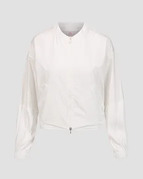 Women's white linen jacket Deha D02740-10001