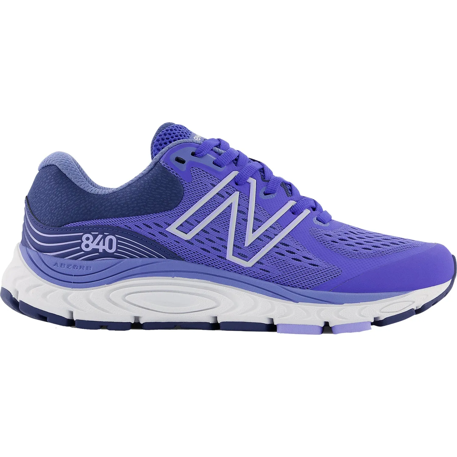 Women's New Balance W840BB5 Aura/Moon Shadow/Vibrant Violet Synthetic/Mesh