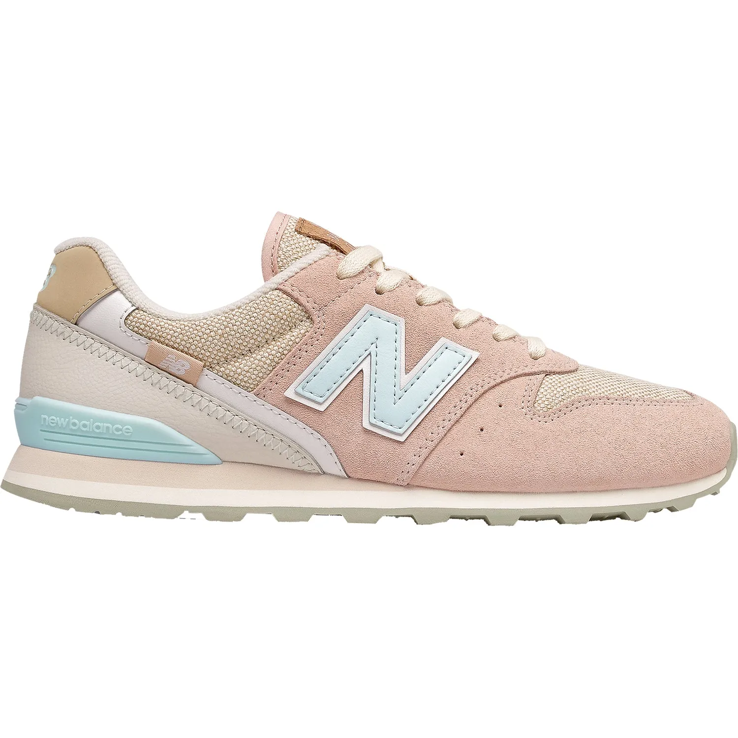 Women's New Balance WL996CPA Rose Water/White Suede/Mesh