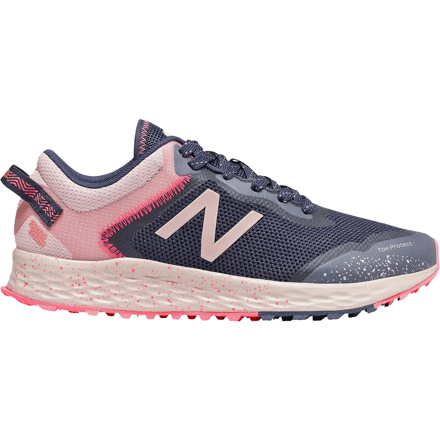 Women's New Balance WTARISR1 Fresh Foam Arishi Trail Saturn Pink/Guava Mesh