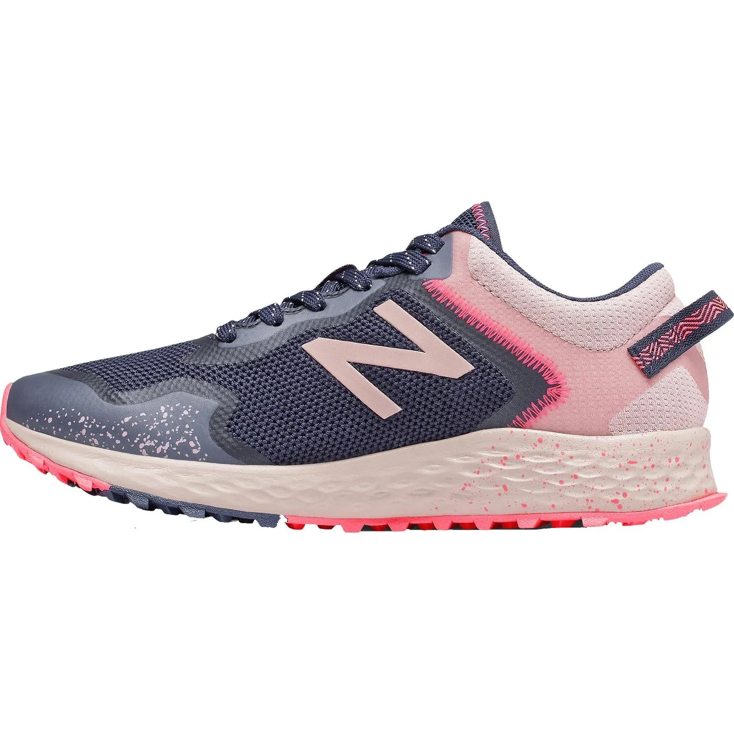 Women's New Balance WTARISR1 Fresh Foam Arishi Trail Saturn Pink/Guava Mesh