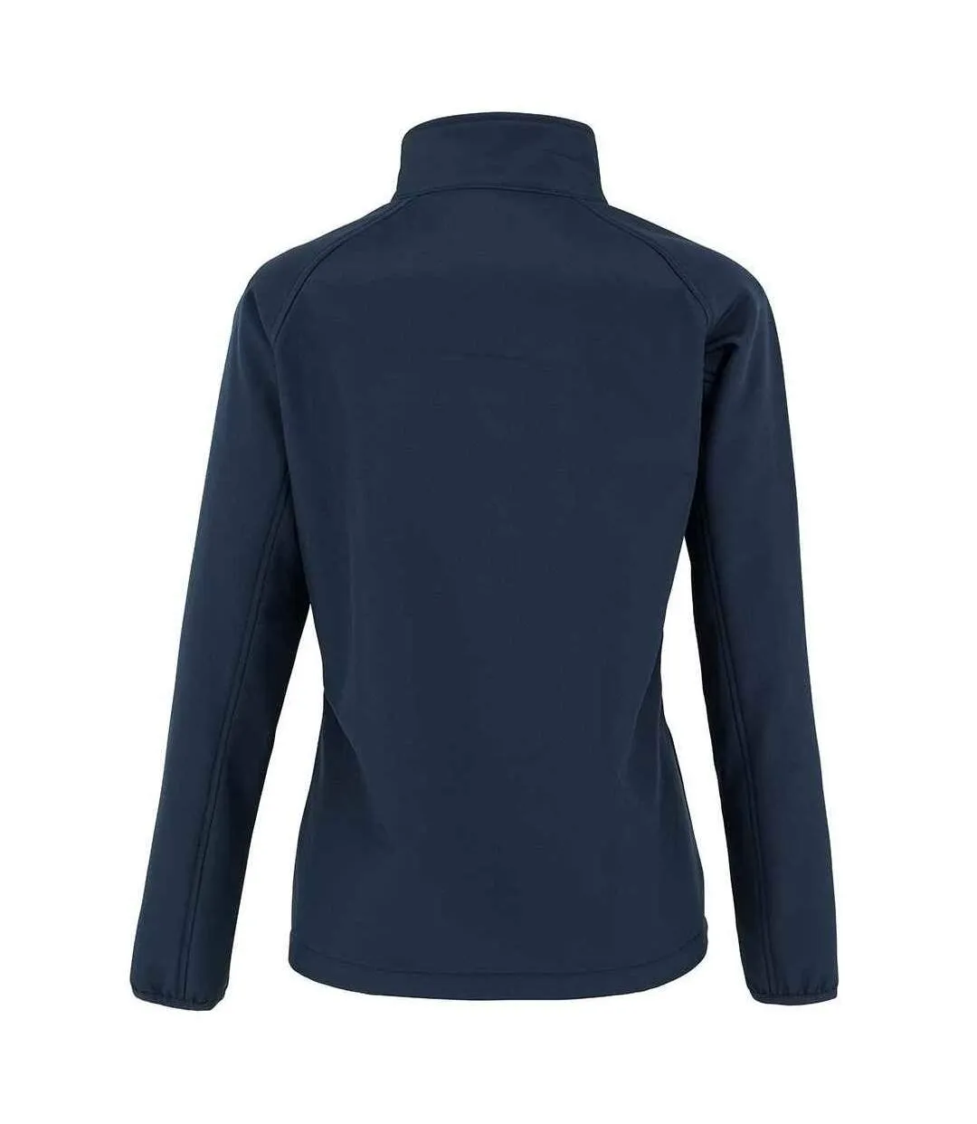 Womens/ladies printable soft shell jacket navy Result Genuine Recycled