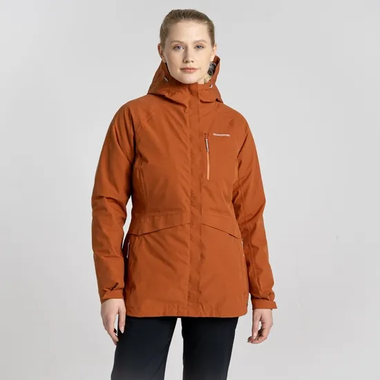 Women's Caldbeck 3 In 1 Jacket - Gingerbread / Warm Russet | Craghoppers UK