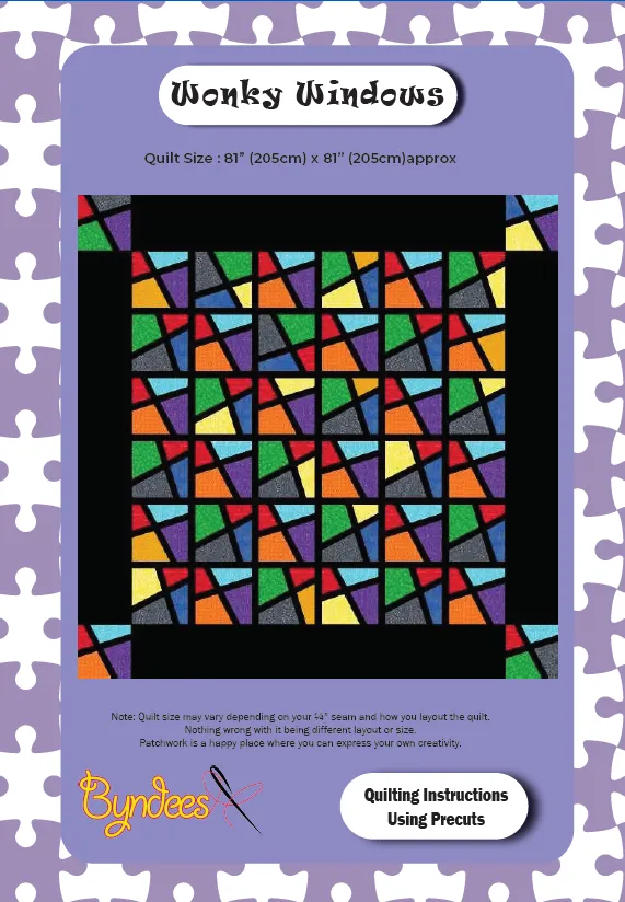 Wonky Windows Quilt Pattern Download