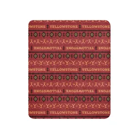 Yellowstone Holiday Aztec Sherpa Blanket