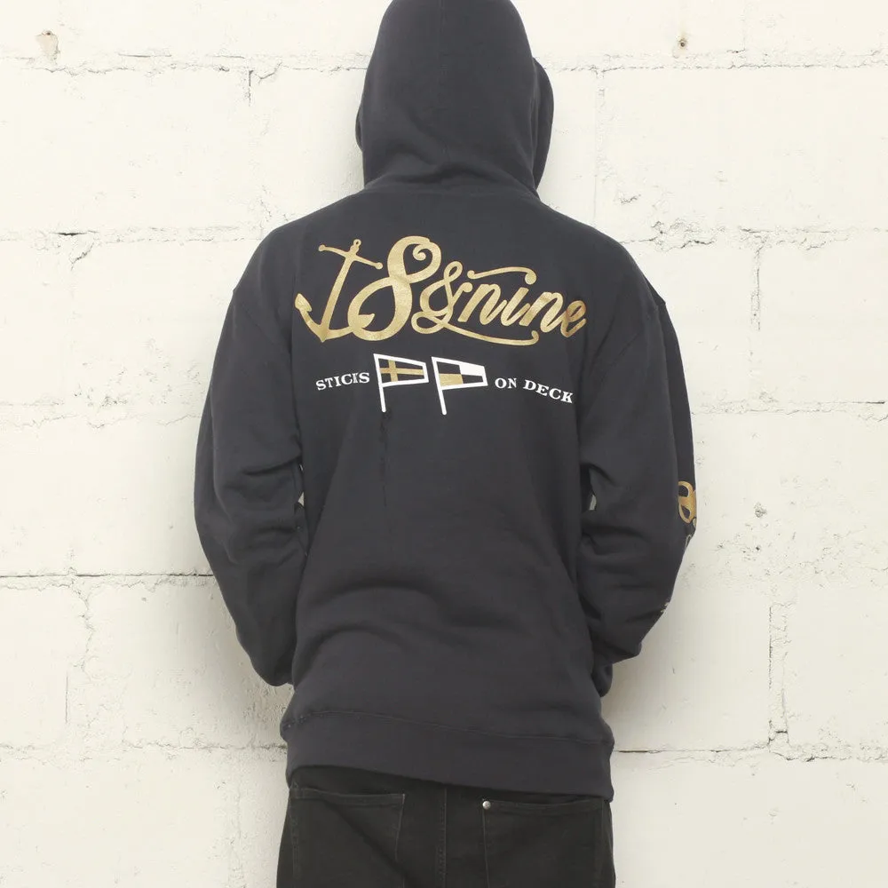 Yopper Club Hoodie Navy